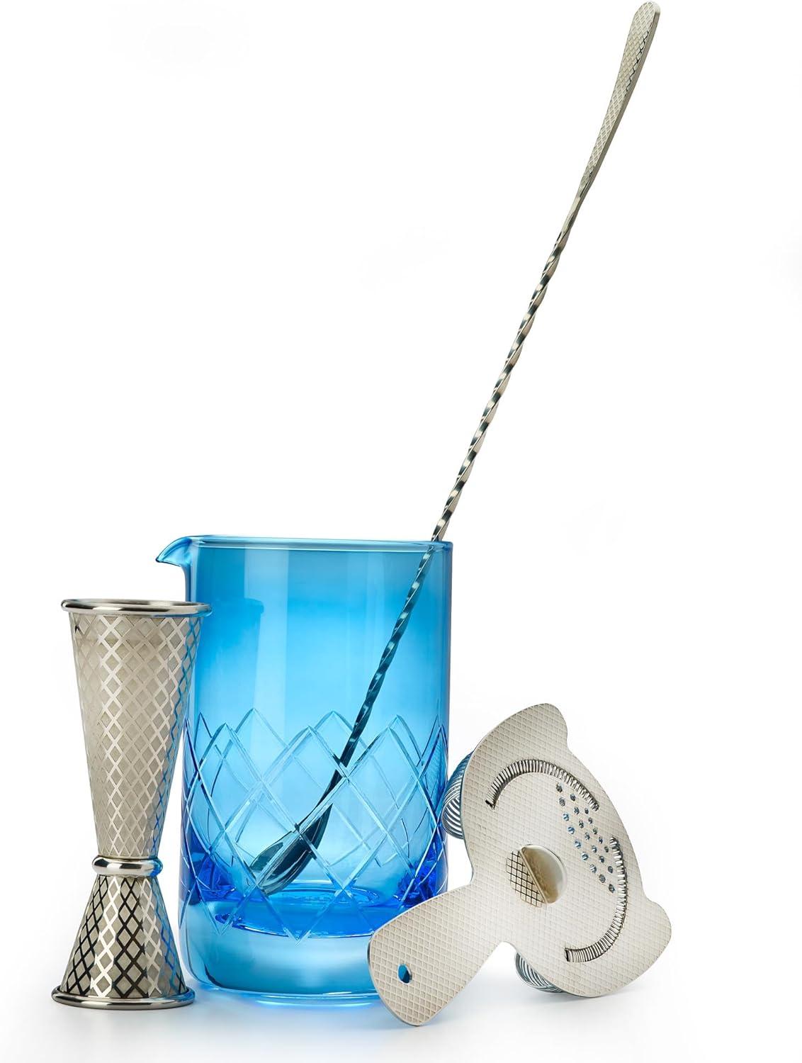 image:imageBarfly M37088 Drink Mixing Glass 24 oz 700 mlMixing Glass Blue 17 oz