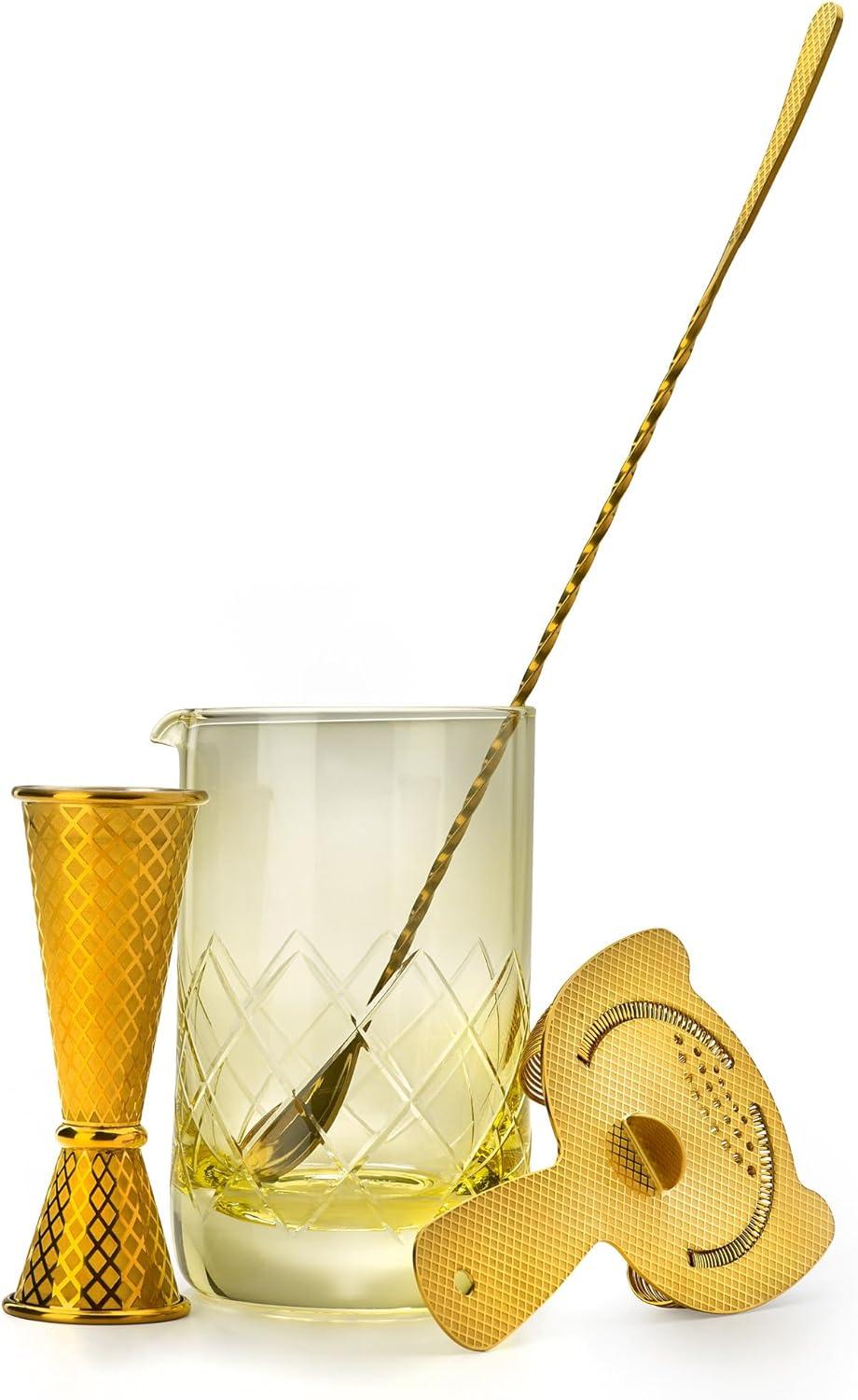 image:imageBarfly M37088 Drink Mixing Glass 24 oz 700 mlMixing Glass Gold 17 oz