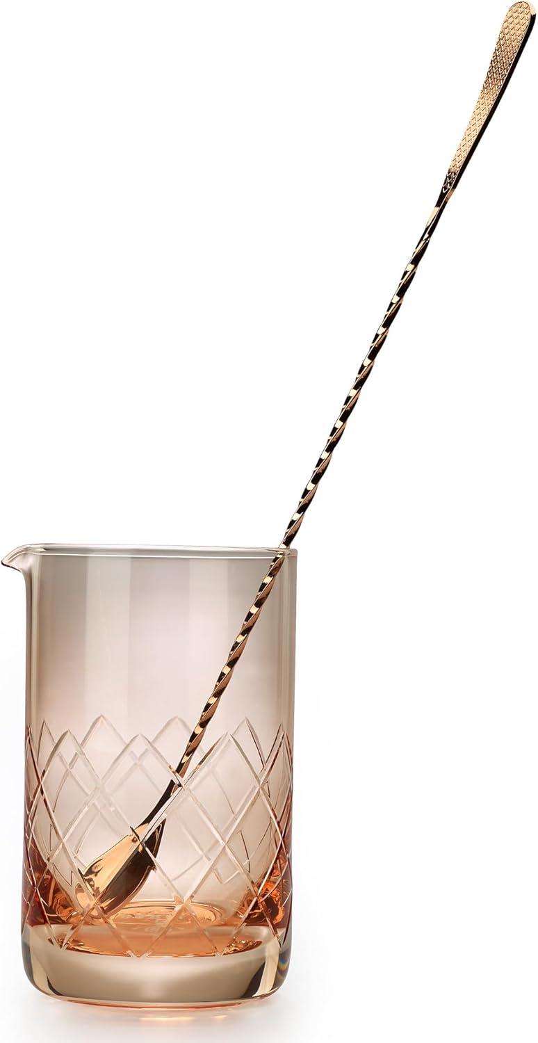 image:imageBarfly M37088 Drink Mixing Glass 24 oz 700 mlMixing Glass Rose Gold 17 oz