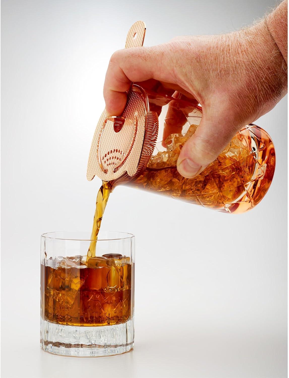image:imageBarfly M37088 Drink Mixing Glass 24 oz 700 mlMixing Glass Rose Gold 17 oz