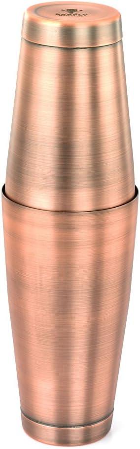 image:imageBarfly Soho Cocktail Shaker Tin Set 18 oz and 28 oz StainlessM37152Antique Copper
