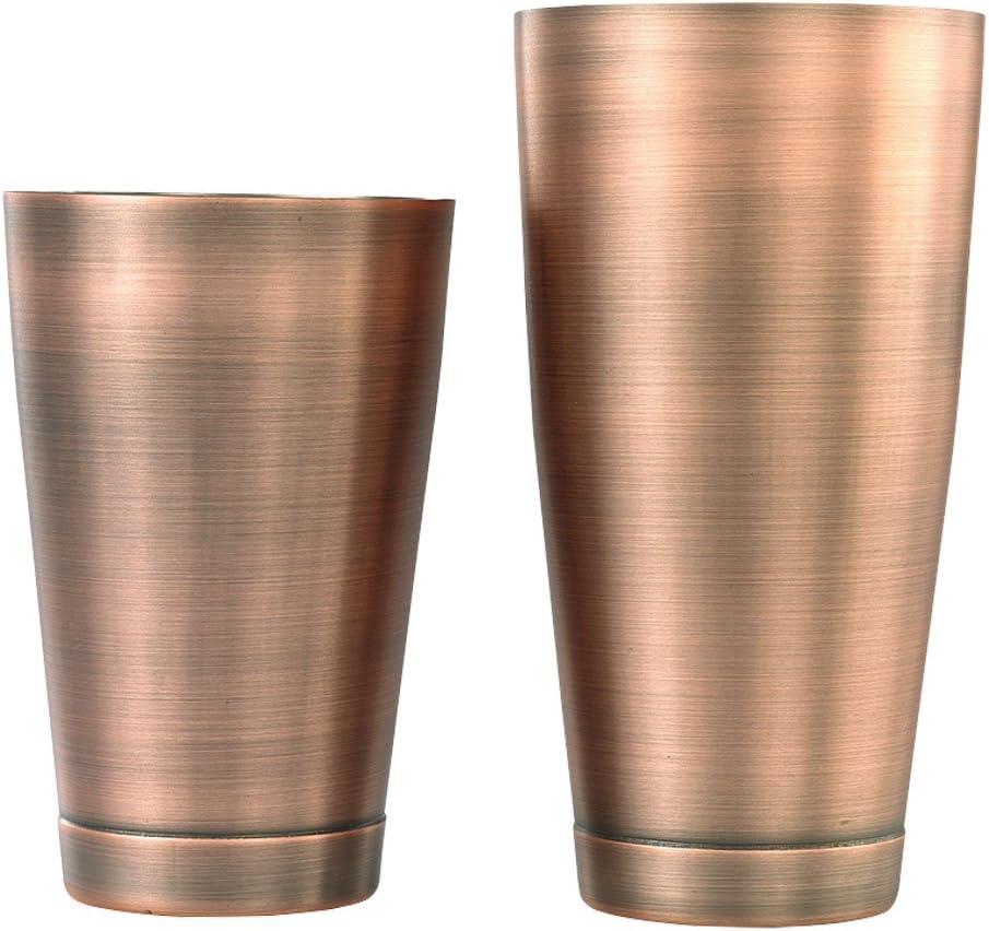 image:imageBarfly Soho Cocktail Shaker Tin Set 18 oz and 28 oz StainlessM37152Antique Copper