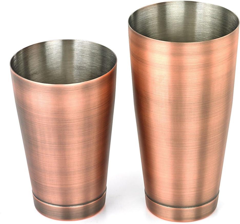 image:imageBarfly Soho Cocktail Shaker Tin Set 18 oz and 28 oz StainlessM37152Antique Copper