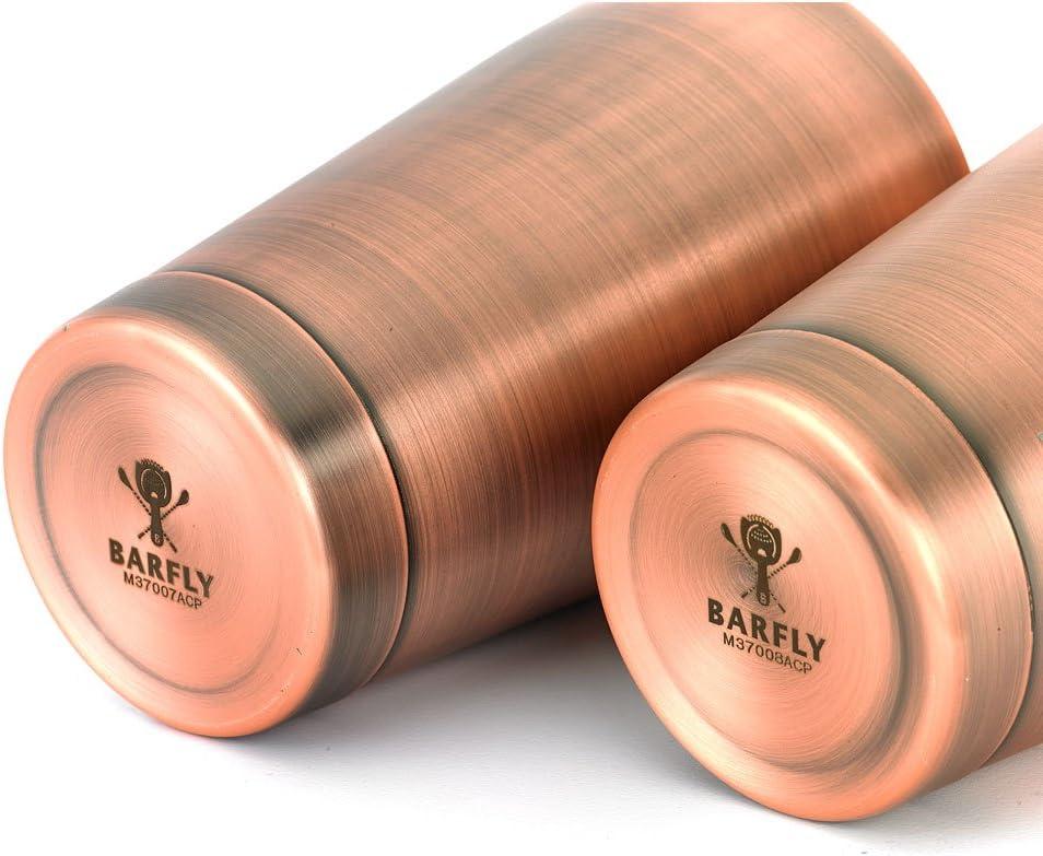 image:imageBarfly Soho Cocktail Shaker Tin Set 18 oz and 28 oz StainlessM37152Antique Copper