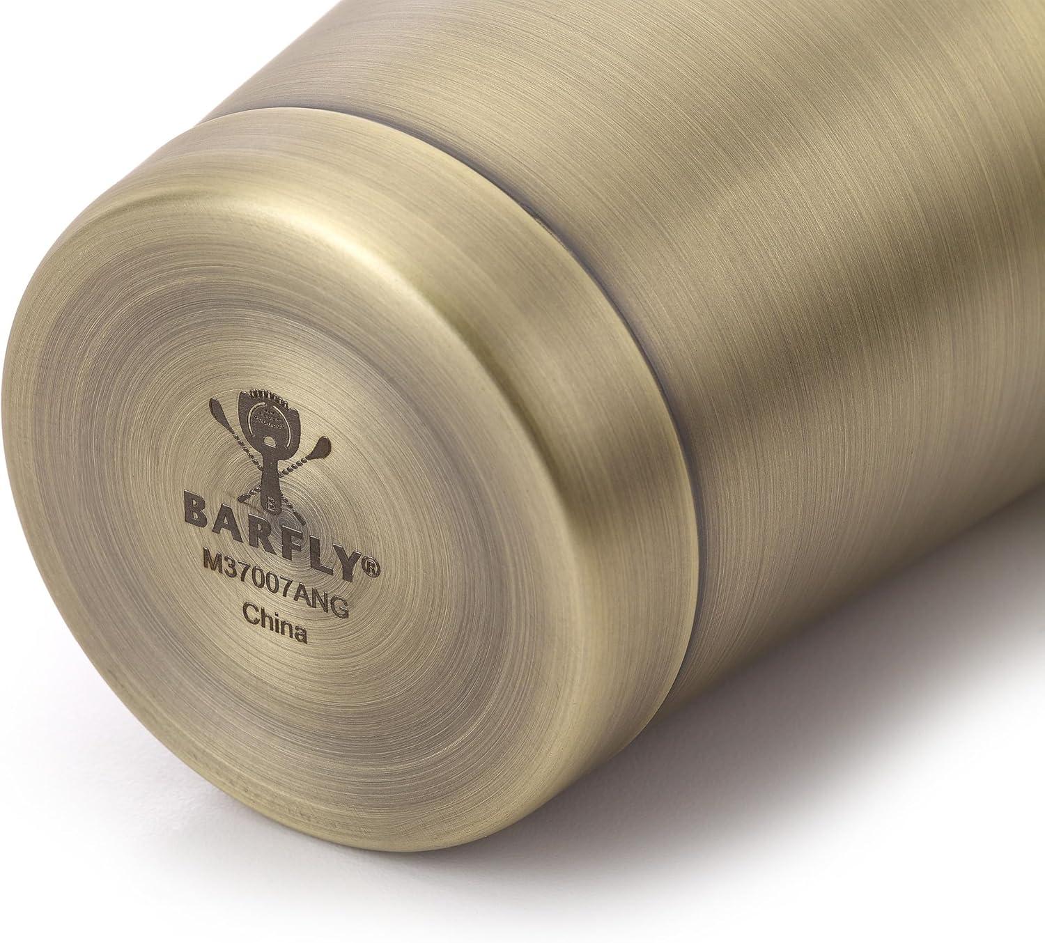 image:imageBarfly Soho Cocktail Shaker Tin Set 18 oz and 28 oz StainlessM37152Antique Gold