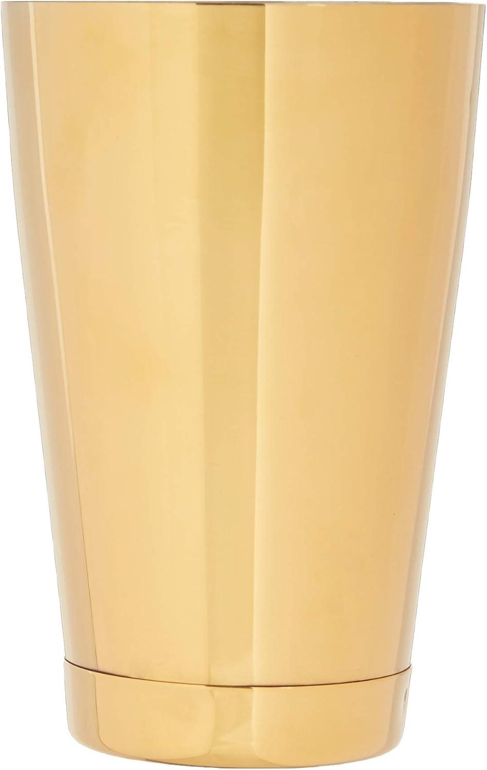 image:imageBarfly Soho Cocktail Shaker Tin Set 18 oz and 28 oz StainlessM37152Gold