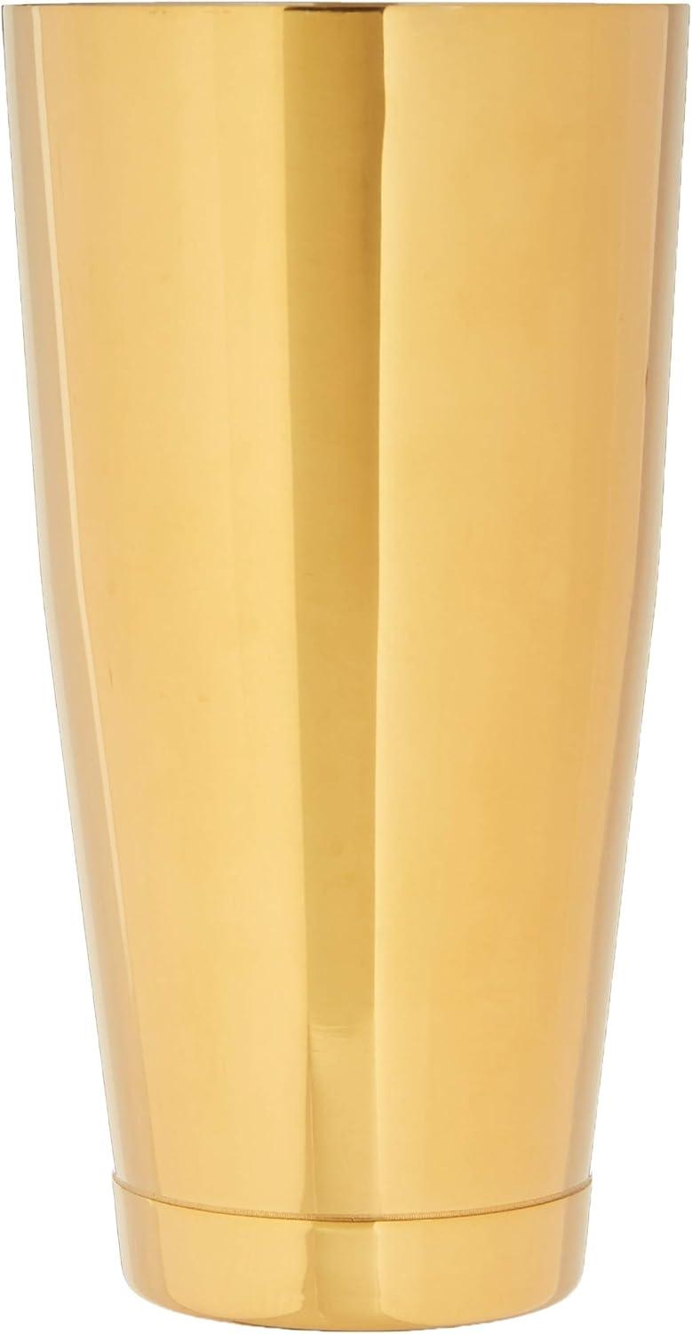 image:imageBarfly Soho Cocktail Shaker Tin Set 18 oz and 28 oz StainlessM37152Gold