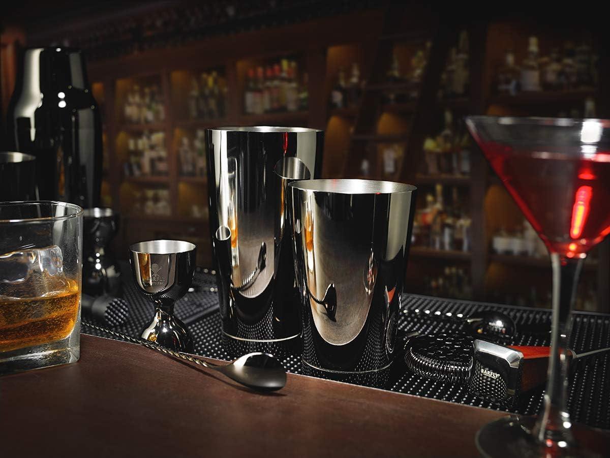 image:imageBarfly Soho Cocktail Shaker Tin Set 18 oz and 28 oz StainlessM37152Gun Metal Black