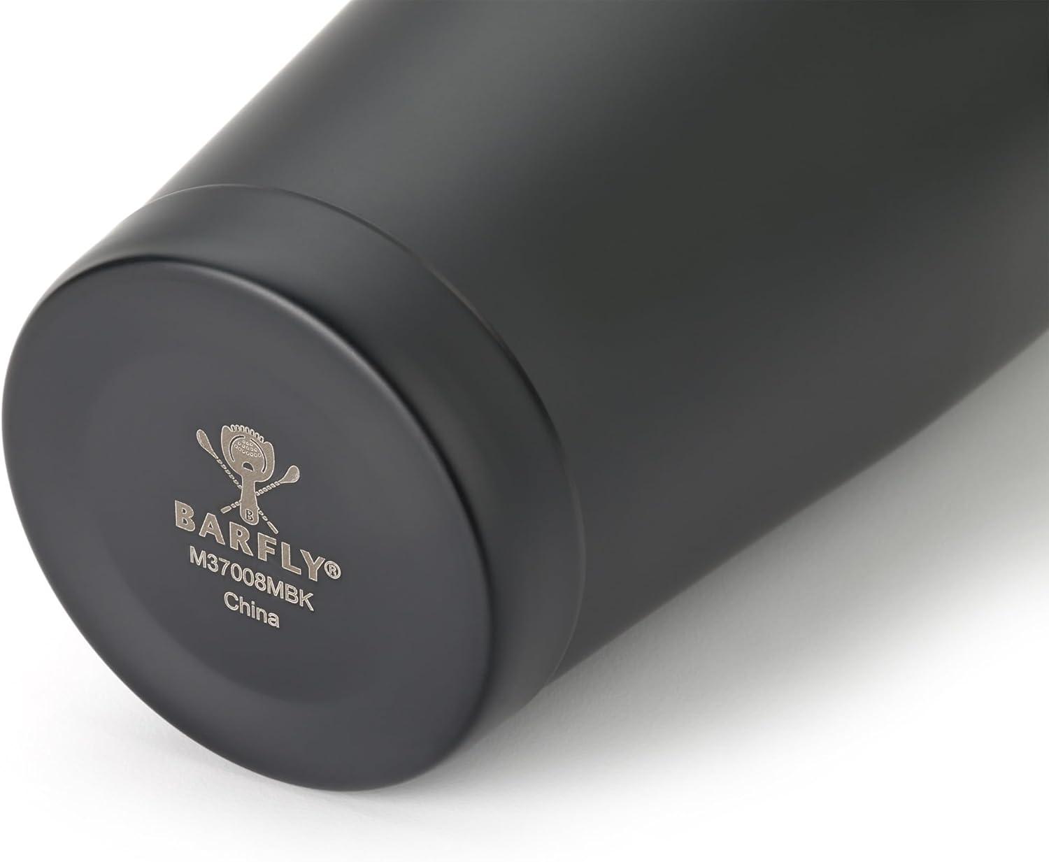 image:imageBarfly Soho Cocktail Shaker Tin Set 18 oz and 28 oz StainlessM37152Matte Black