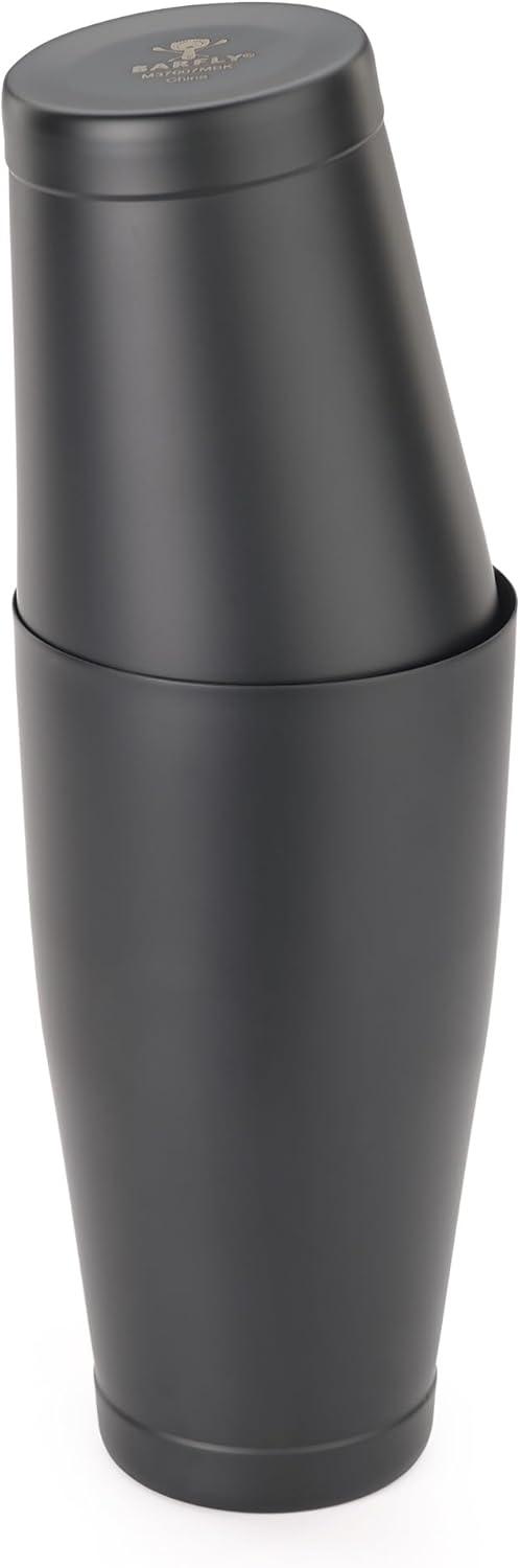 image:imageBarfly Soho Cocktail Shaker Tin Set 18 oz and 28 oz StainlessM37152Matte Black