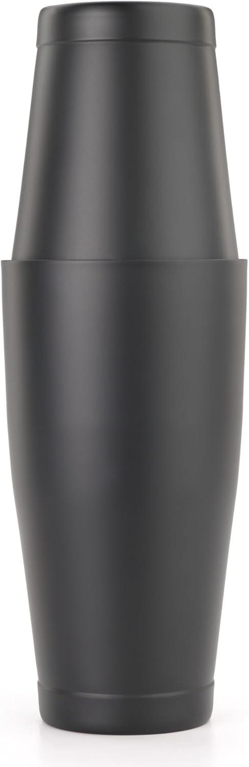 image:imageBarfly Soho Cocktail Shaker Tin Set 18 oz and 28 oz StainlessM37152Matte Black
