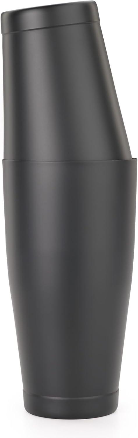 image:imageBarfly Soho Cocktail Shaker Tin Set 18 oz and 28 oz StainlessM37152Matte Black