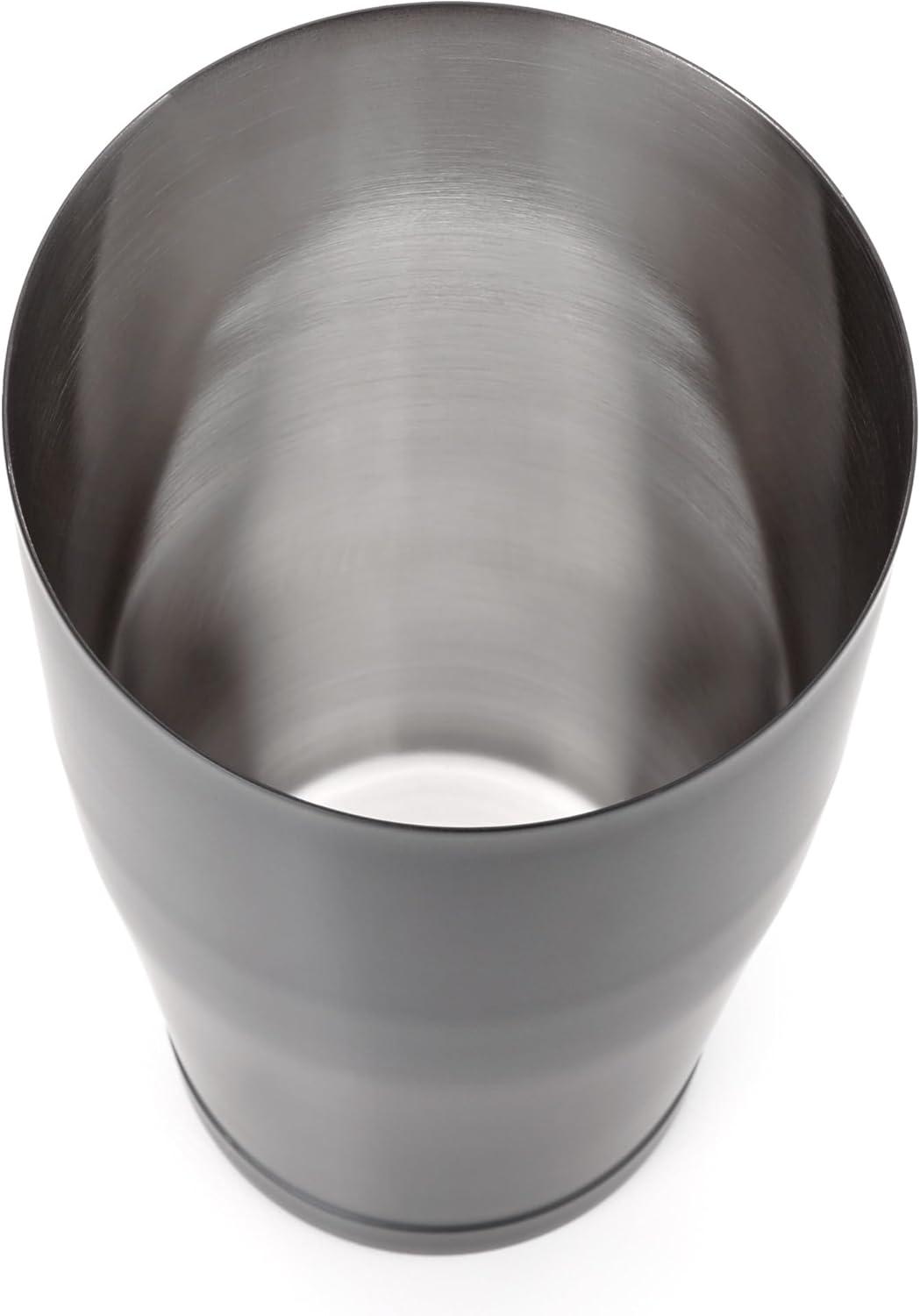 image:imageBarfly Soho Cocktail Shaker Tin Set 18 oz and 28 oz StainlessM37152Matte Black