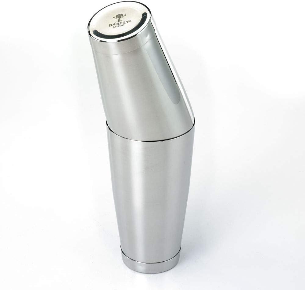 image:imageBarfly Soho Cocktail Shaker Tin Set 18 oz and 28 oz StainlessM37152Stainless Steel Double Heavy Gauge