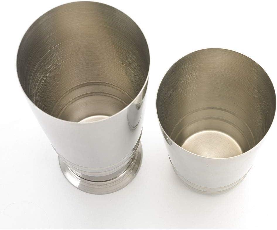 image:imageBarfly Soho Cocktail Shaker Tin Set 18 oz and 28 oz StainlessM37152Stainless Steel wembossed ribs