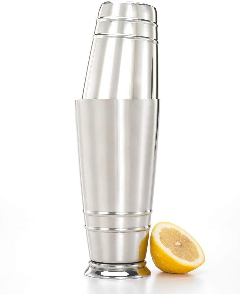 image:imageBarfly Soho Cocktail Shaker Tin Set 18 oz and 28 oz StainlessM37152Stainless Steel wembossed ribs