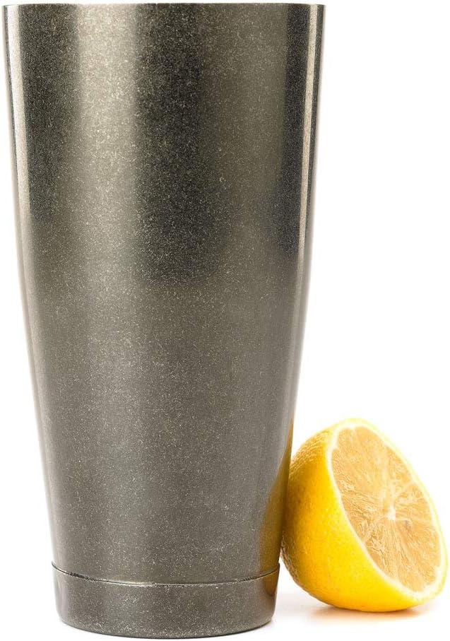 image:imageBarfly Soho Cocktail Shaker Tin Set 18 oz and 28 oz StainlessM37152Vintage Black