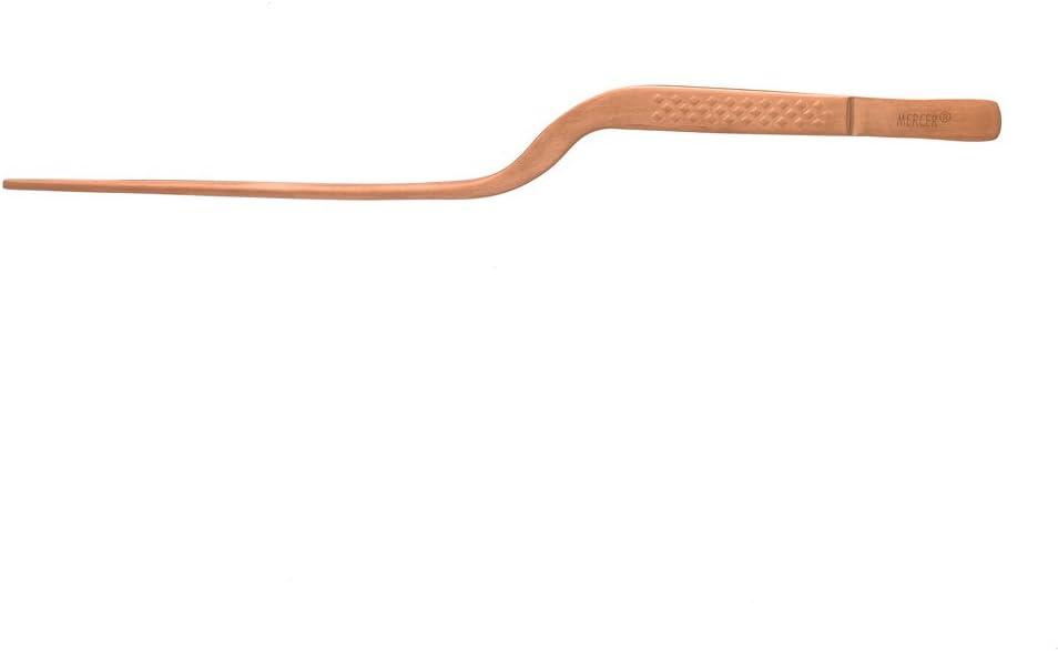 image:imageMercer Culinary 188 Stainless Steel Precision Plus Chef Plating Tong Curved Tip 938 InchRose Gold