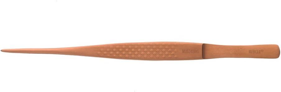 image:imageMercer Culinary 188 Stainless Steel Precision Plus Chef Plating Tong Curved Tip 938 InchRose Gold