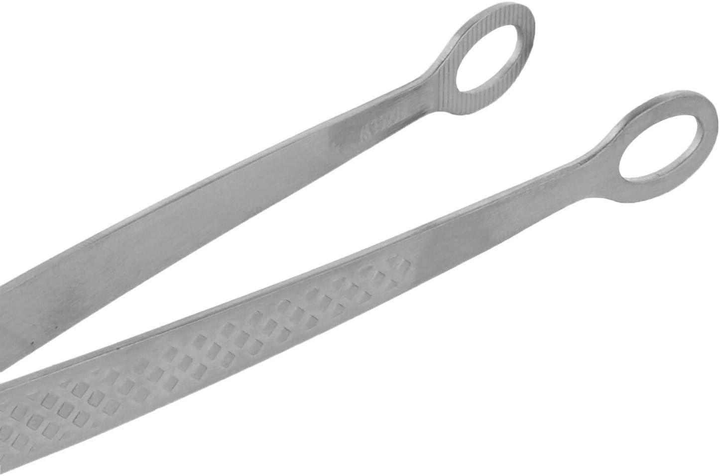 image:imageMercer Culinary 188 Stainless Steel Precision Plus Chef Plating Tong Curved Tip 938 InchStainless