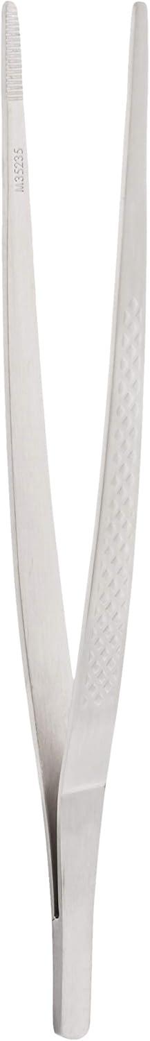 image:imageMercer Culinary 188 Stainless Steel Precision Plus Chef Plating Tong Curved Tip 938 InchStainless