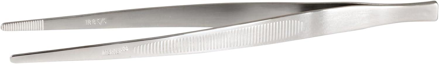 image:imageMercer Culinary 188 Stainless Steel Precision Plus Chef Plating Tong Curved Tip 938 InchStainless