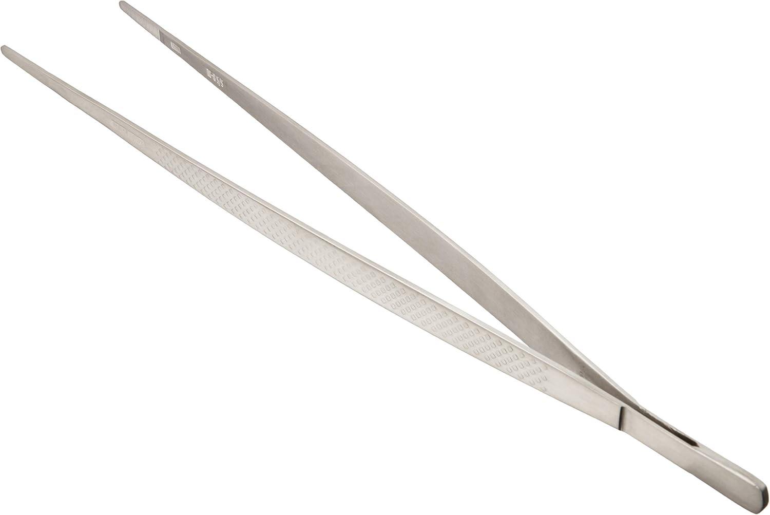 image:imageMercer Culinary 188 Stainless Steel Precision Plus Chef Plating Tong Curved Tip 938 InchStainless