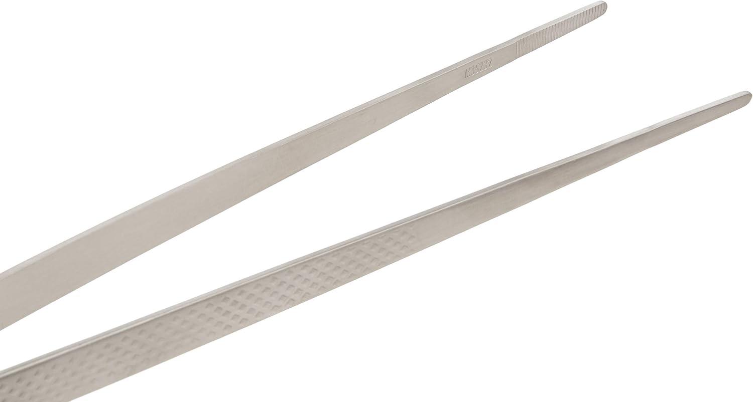 image:imageMercer Culinary 188 Stainless Steel Precision Plus Chef Plating Tong Curved Tip 938 InchStainless