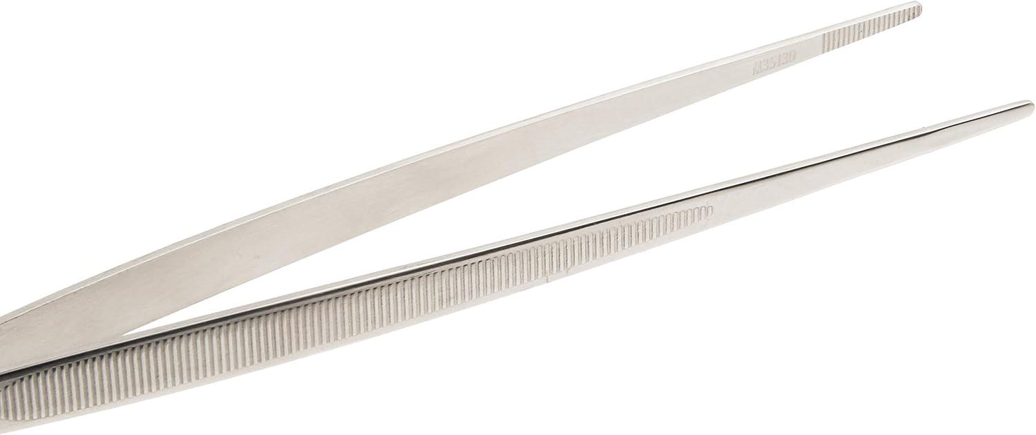 image:imageMercer Culinary 188 Stainless Steel Precision Plus Chef Plating Tong Curved Tip 938 InchStainless