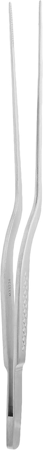 image:imageMercer Culinary 188 Stainless Steel Precision Plus Chef Plating Tong Curved Tip 938 InchStainless