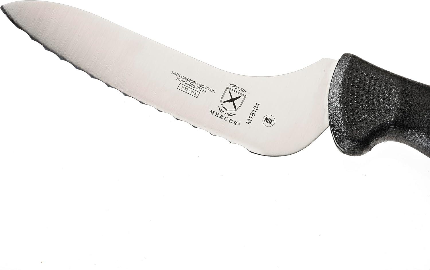 image:imageMercer Culinary M23210 Millennia Black Handle 10Inch Wide Wavy Edge Bread KnifeBread Knife