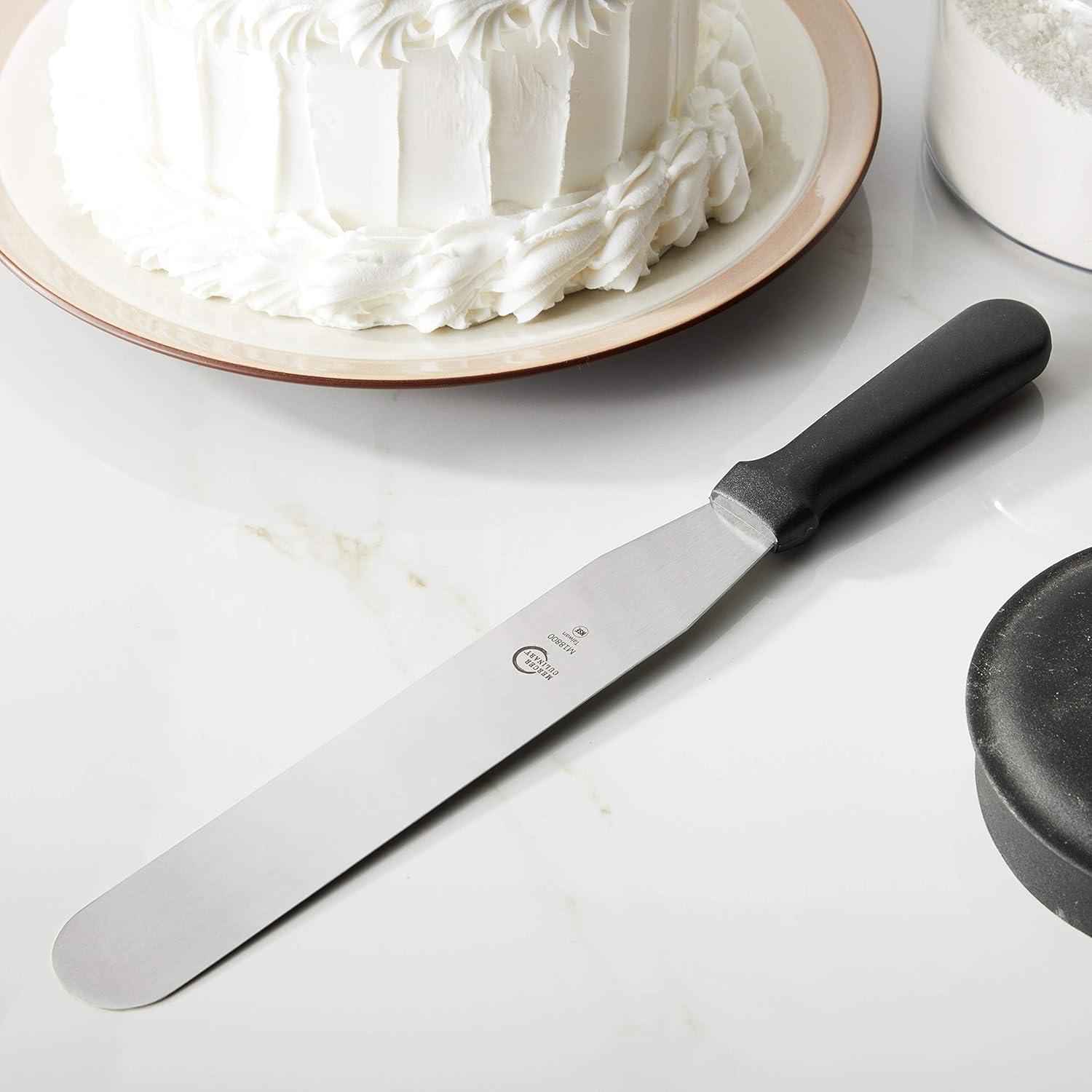 image:imageMercer Culinary Straight Spatula 12 Inch Stainless Steel Black10 in