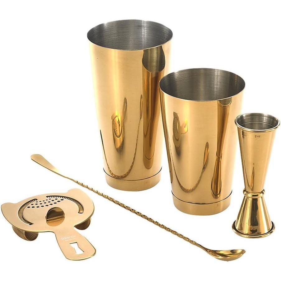 image:imageBarfly M37101 Basics Cocktail Set 5Piece Stainless SteelGold