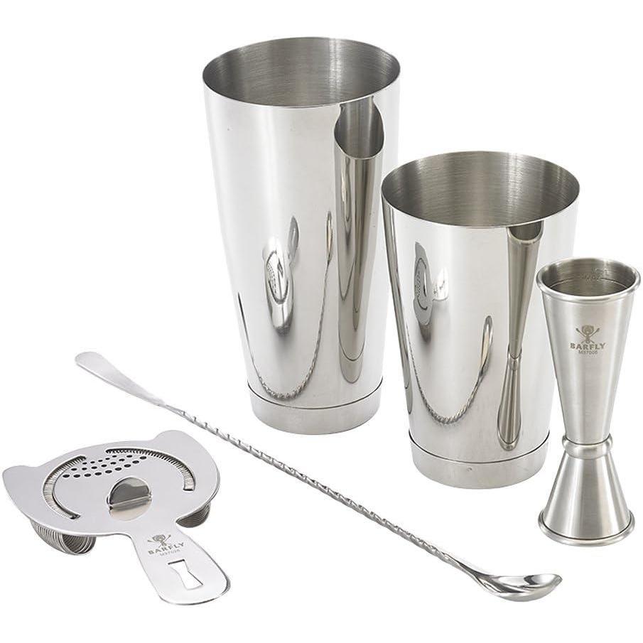 image:imageBarfly M37101 Basics Cocktail Set 5Piece Stainless SteelStainless Steel