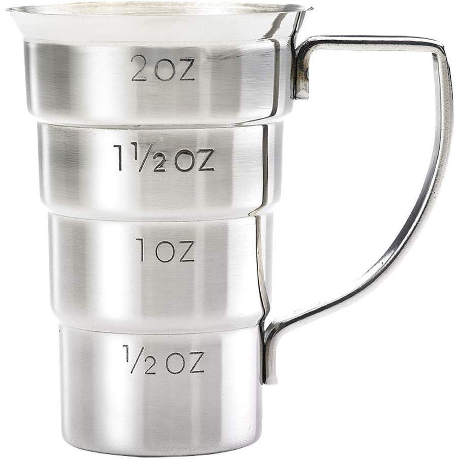 image:imageBarfly M37108 Drink Jigger 2 oz Stainless wHandleStainless wHandle
