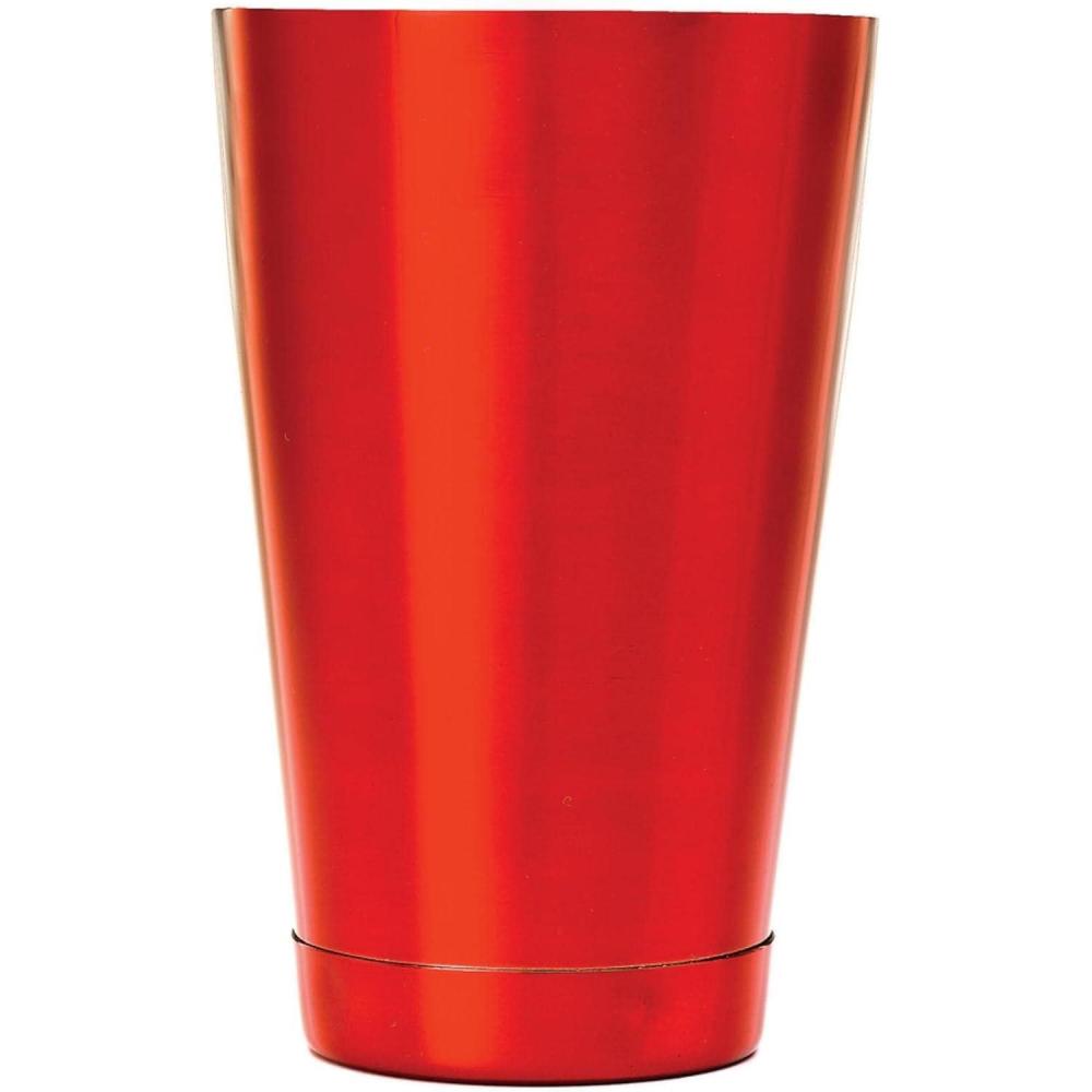 image:imageBarfly Soho Cocktail Shaker Tin Set 18 oz and 28 oz StainlessM37152Red
