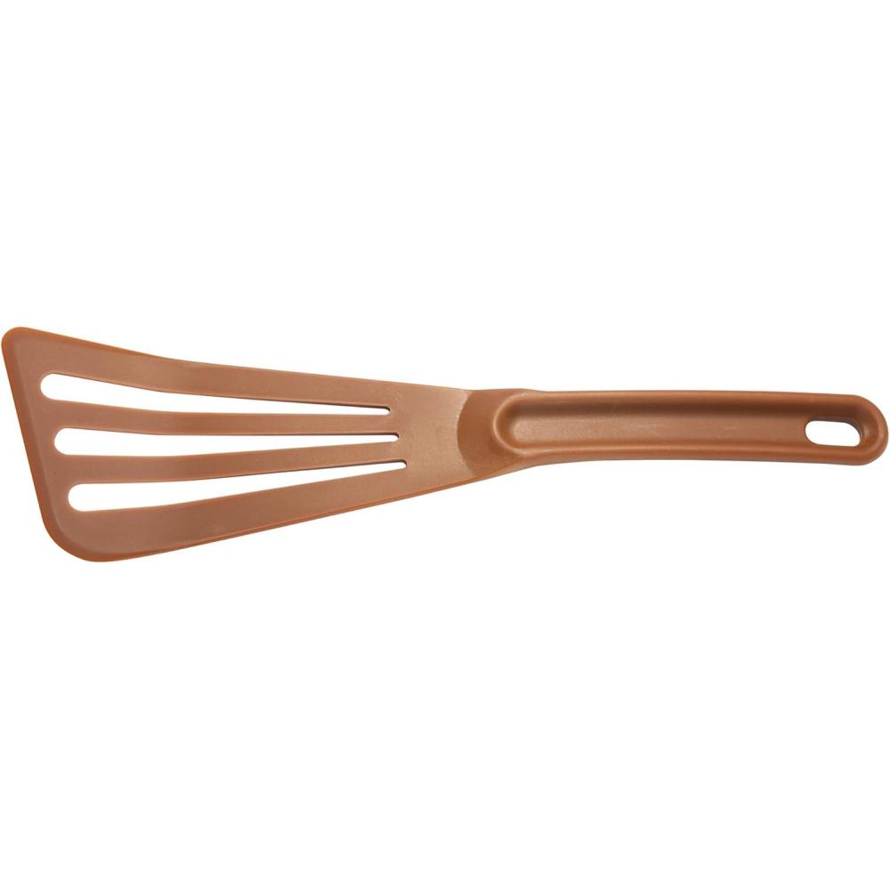 image:imageMercer Culinary Hells Tools HiHeat Slotted Spatula 12 Inch x 35 Inch GreenBrown