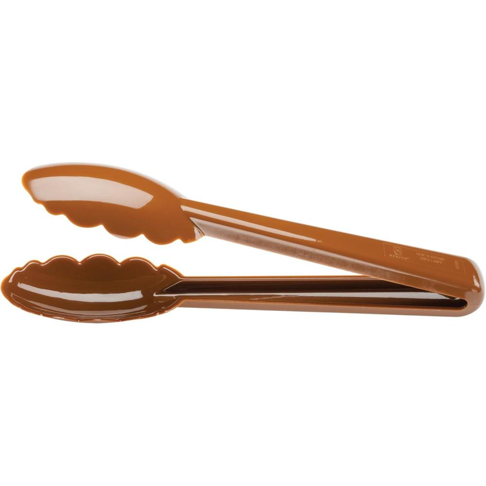 image:imageMercer Culinary Hells Tools HiHeat Utility Tongs 95 Inch BlackBrown