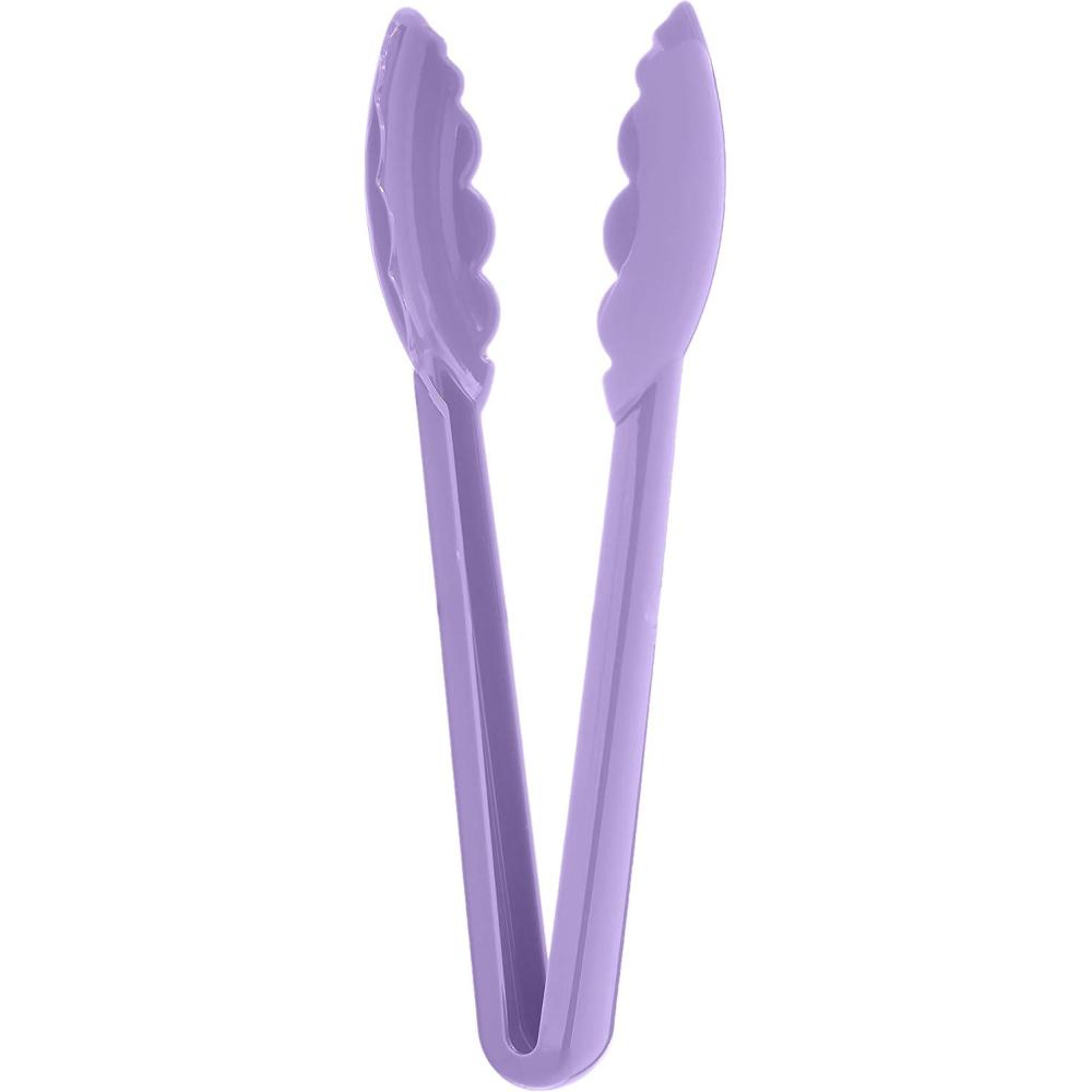image:imageMercer Culinary Hells Tools HiHeat Utility Tongs 95 Inch BlackPurple