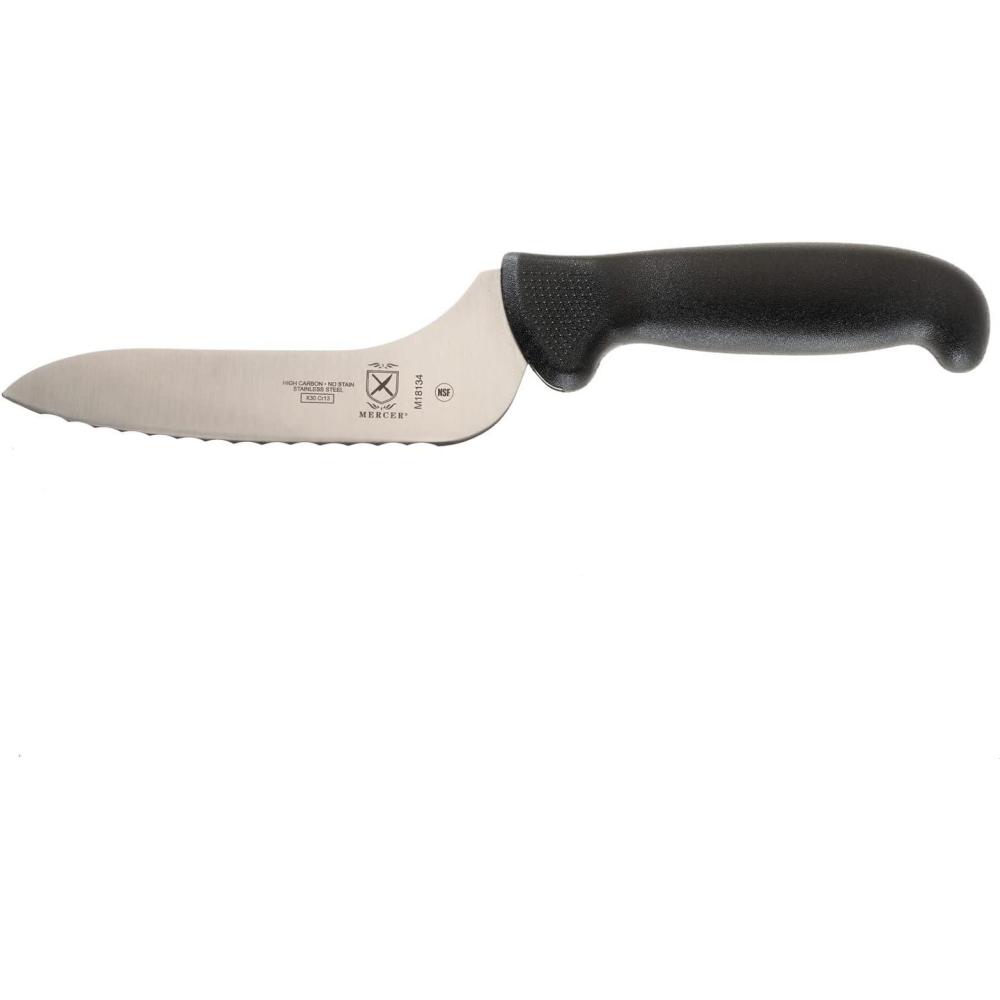 image:imageMercer Culinary M23210 Millennia Black Handle 10Inch Wide Wavy Edge Bread KnifeBread Knife