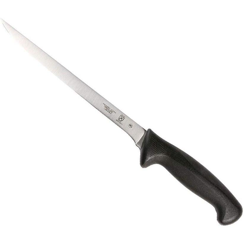 image:imageMercer Culinary M23210 Millennia Black Handle 10Inch Wide Wavy Edge Bread KnifeNarrow Fillet Knife
