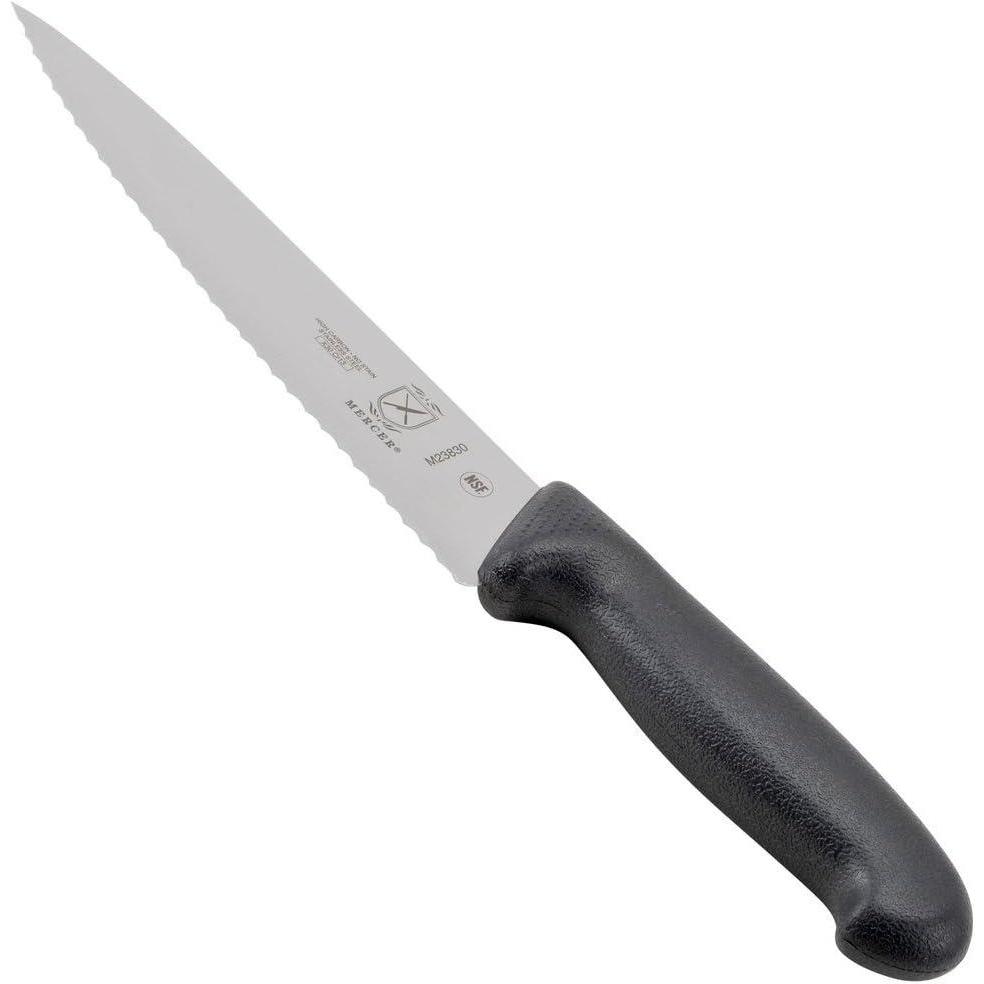 image:imageMercer Culinary M23210 Millennia Black Handle 10Inch Wide Wavy Edge Bread KnifeWavy Edge Chefs Knife