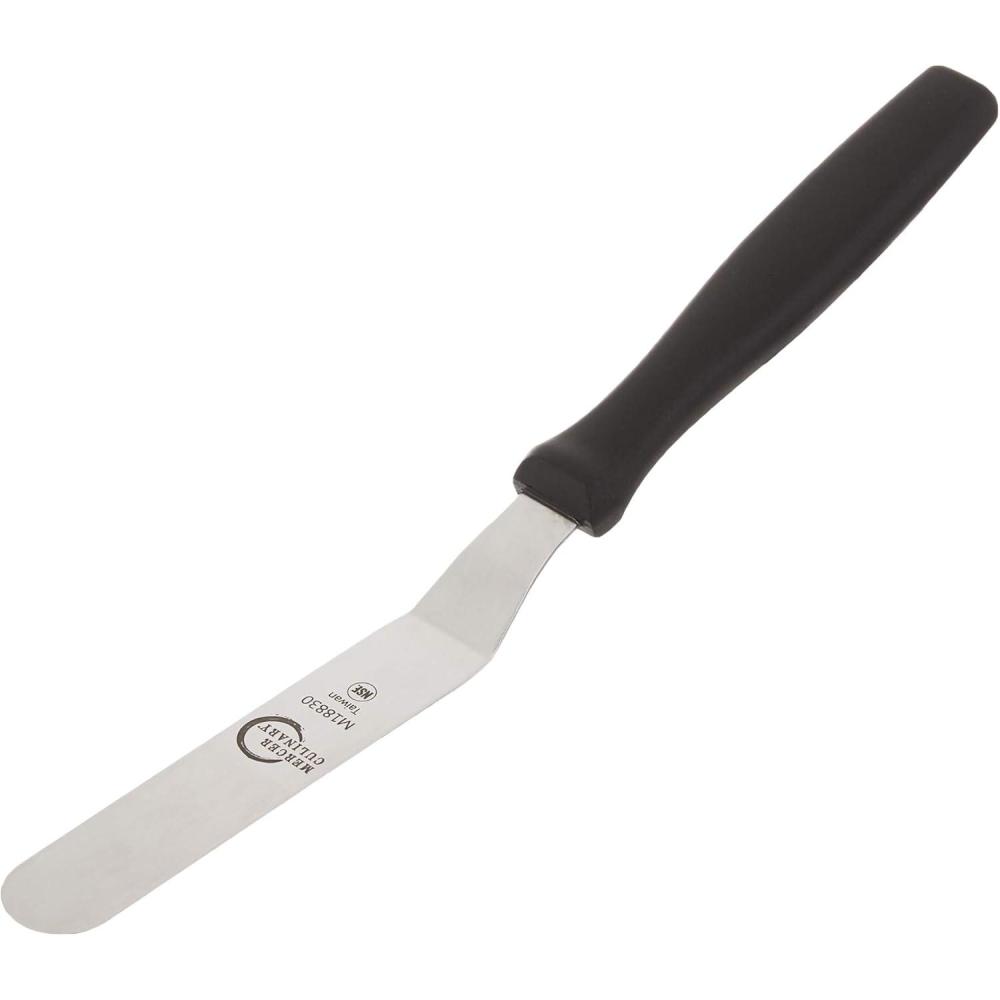 image:imageMercer Culinary Offset Spatula 45 Inch Stainless SteelBlack425Inch