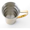 Barfly M37108 Drink Jigger, 2 oz, Stainless w/Handle(Gold w/Handle)