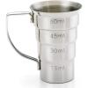 Barfly M37108 Drink Jigger, 2 oz, Stainless w/Handle(Stainless w/Handle)