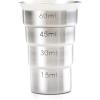 Barfly M37108 Drink Jigger, 2 oz, Stainless w/Handle(Stainless w/out Handle)