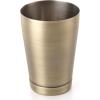 Barfly Soho Cocktail Shaker Tin Set (18 oz and 28 oz), Stainless,M37152(Antique Gold)