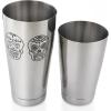Barfly Soho Cocktail Shaker Tin Set (18 oz and 28 oz), Stainless,M37152(Stainless Steel  Skull)