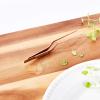 Mercer Culinary 18-8 Stainless Steel Precision Plus Chef Plating Tong, Curved Tip, 9-3/8 Inch(Rose Gold)
