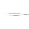 Mercer Culinary 18-8 Stainless Steel Precision Plus Chef Plating Tong, Curved Tip, 9-3/8 Inch(Stainless)